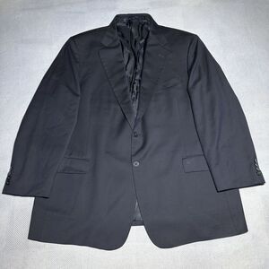 Joseph Abboud Loro Piano Wool Dark Navy Two Button Blazer‎ Jacket Men's Size 48R